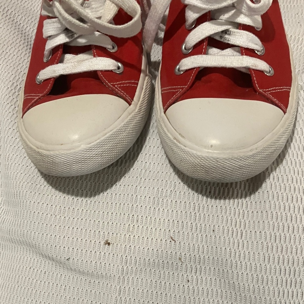 Mossimo Supply Co. Red Canvas Slip-Ons - Picture 9 of 9